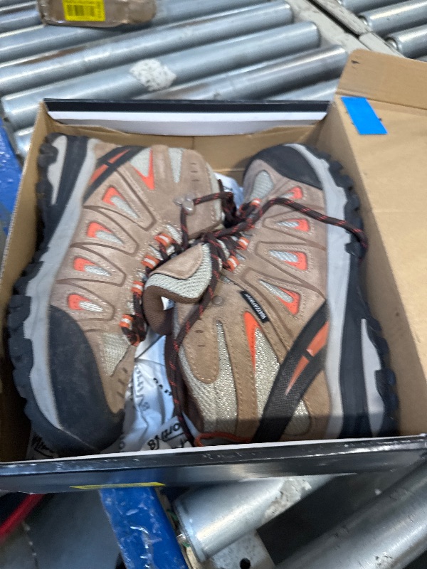 Photo 1 of ** USED **NORTIV 8 Women's Waterproof Hiking Boots Outdoor Trekking Camping Trail Hiking Boot,Size 8,Brown,SNHB211W