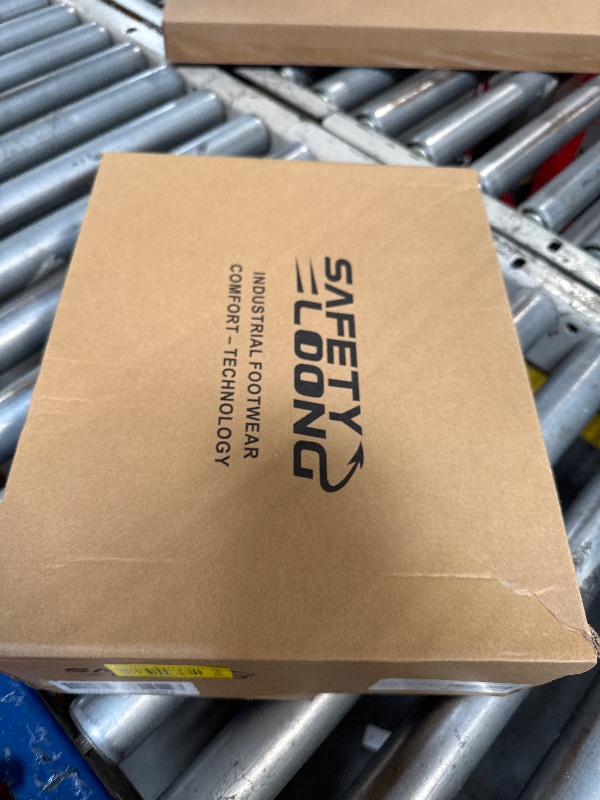 Photo 1 of ** USED ** SAFETY LOONG Waterproof Work Boots for Men Black Full Grain Leather, Soft Toe Comfortable Slip Resistant Construction Boots 10