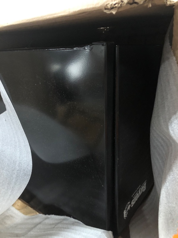 Photo 1 of ** VERY USED ** Buyers Products 1702303 Black Steel Underbody Truck Box, 18 x 18 x 30 Inch, Made In The USA, 14 Ga Black Steel Trailer/Truck Bed Tool Box, Weather-Resistant, Locking T-Latch