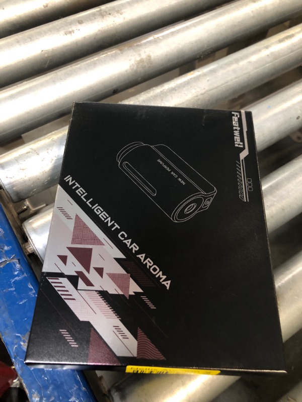 Photo 1 of ** MISSING 2 AROMAS ** Featwell Car Air Freshener, Three Adjustable Modes Intelligent Car Aroma Diffuser, Rechargeable Car Aroma Diffuser, Black