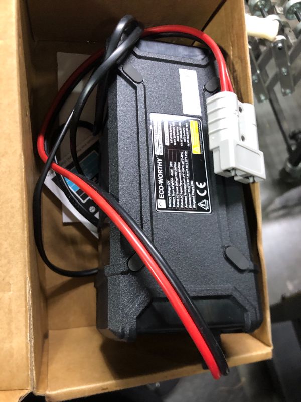 Photo 1 of **MISSING PARTS***ECO-Worthy 12V/24V 20A Smart Battery Charger Maintainer, Auto Voltage Detect for LiFePO4 Lead-Acid with Multi-Current Options 5A/10A/15A/20A, Trickle Charger for Car Truck Motorcycle Lawn Mower