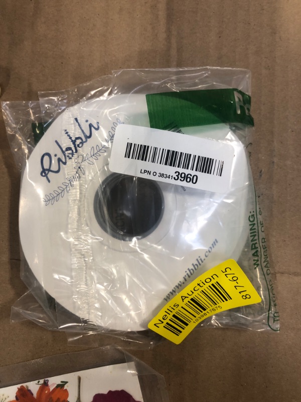 Photo 1 of Ribbli Polyester Black Velvet Ribbon,1Inch,10-Yard Spool,Use for Choker,Gift Wrapping,Floral Bouquets, Boutonnieres