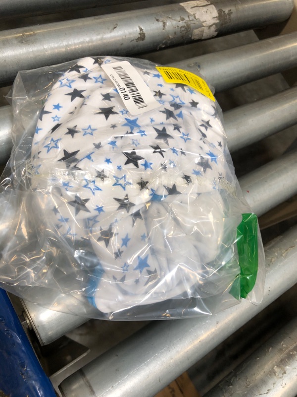 Photo 1 of ***SIMILARITEM**SwaddleDesigns Transitional Swaddle Sack, Arms Up Half-Length Sleeves & Mitten Cuffs, Swaddle for Newborn Transition to Baby Sleep Sack Wearable Blanket, Med, 3-6 Month, 14-21 lb, Blue Tiny Triangles