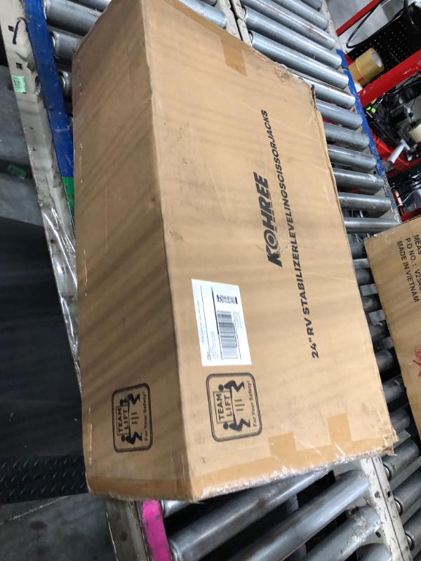 Photo 1 of [Upgrade] Kohree 7500lbs RV Stabilizer Leveling Scissor Jacks 24" for Travel Trailer Camper, Set of 4, Heavy Duty RV Stabilizer Jacks Kit with Crank Handle and Drill Bit