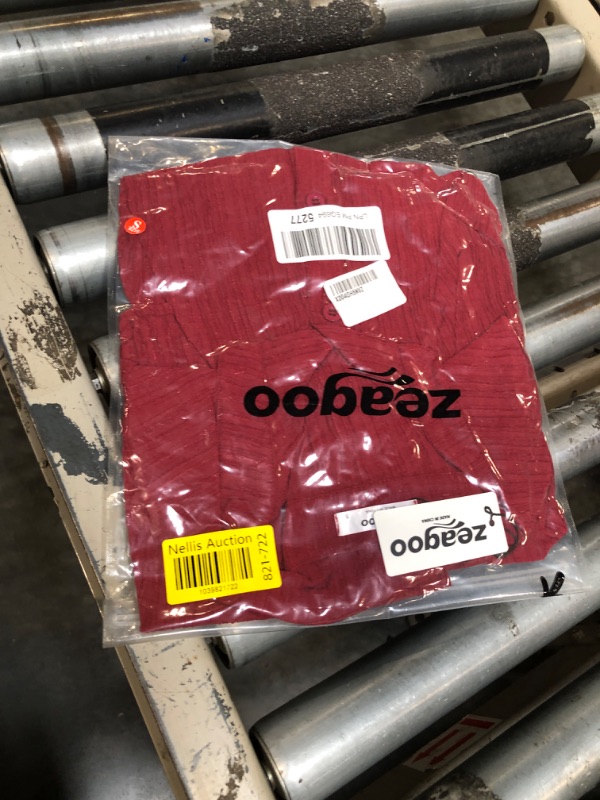 Photo 1 of ***NOT PINK IS MAROON SEE PIC**Zeagoo Red Tops for Women Short Sleeve Scoop Neck T Shirts Summer Petite Clothes Side Shirring Henley Tunics Business Casual Blouses S