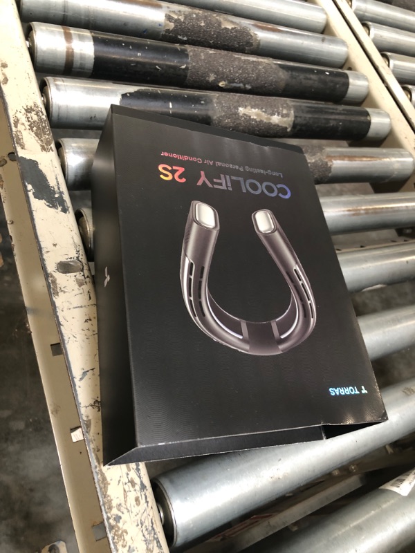 Photo 1 of ***WONT HOLD A FULL CHARGE***TORRAS 2025 COOLiFY 2S Neck Fan, 3 Model, 3-28H Extended Battery Life, Neck Fans that Blow Cold Air, Neck Air Conditioner, Cooling Neck Fan for Work,Hiking,Travel. Gifts for Dad Husband Father, Black