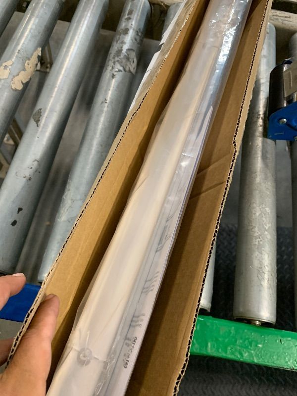 Photo 1 of 
DEZ FURNISHINGS Cordless No Tools 1" Magnet Mini Blinds for Metal Doors, Room Darkening, 25" W x 42" H, White