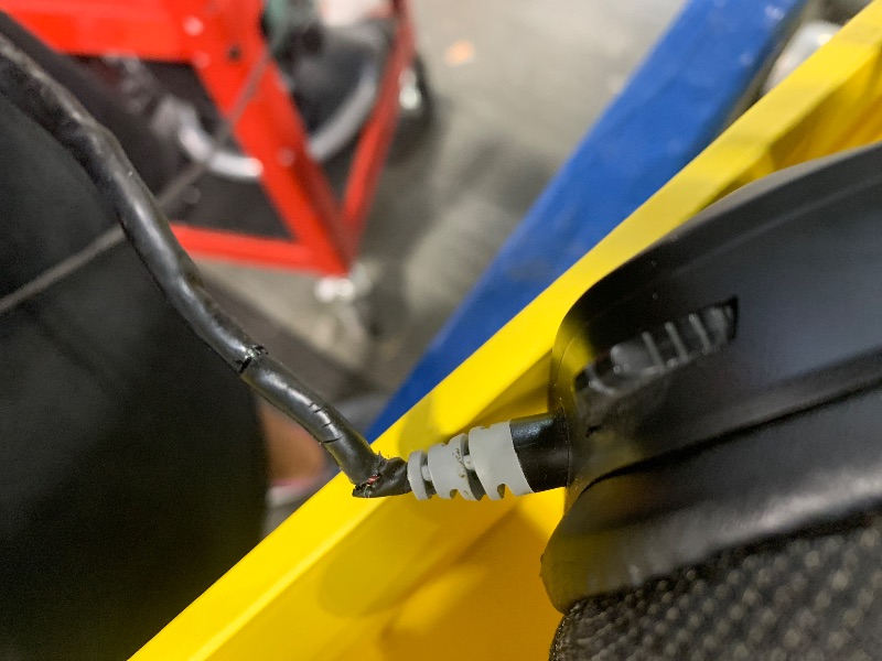 Photo 1 of ***WIRE DAMAGE AND COSMETIC DAMAGE. SOUND WORKS/ UNKOWN IF MIC WORKS**** CORSAIR VOID RGB ELITE Wireless Gaming Headset – 7.1 Surround Sound – Omni-Directional Microphone – Microfiber Mesh Earpads – Up to 40ft Range – iCUE Compatible – PC, Mac, PS5, PS4 –