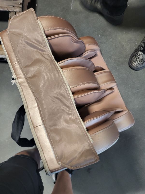 Photo 1 of MEROUS 4D Zero Gravity Massage Chair Recliner, Easy Control SL-Track Shiatsu Massage Chair Full Body with Body Scan,Waist Heating,Bluetooth,Foot Rollers,32 Airbags&Extended Footrest (Gold)