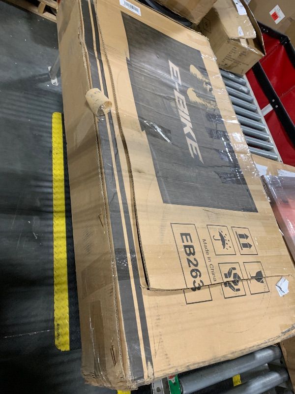 Photo 1 of ***AS IS FINAL SALE NO RETURNS - Mixed items Pallet
ProBasics Standard Wheelchair - Flip Back Desk Arms - 250 Pound Weight Capacity - Black - Swing-Away Footrest - 18" x 16" Seat.
MULTIJOY Electric Bike for Adults,48V Built-in Invisible Removable Battery,