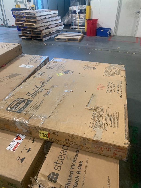 Photo 1 of ***AS IS FINAL SALE NO RETURNS - Mixed items Pallet
Pamapic Farmhouse Kitchen Pantry Cabinet - 71" Tall Wooden Storage Cabinets with 2 Barn Doors, Versatile Storage Cabinet with Shelves & Drawers for Dining Room, Bathroom,White
Novilla King Bed Frame and 