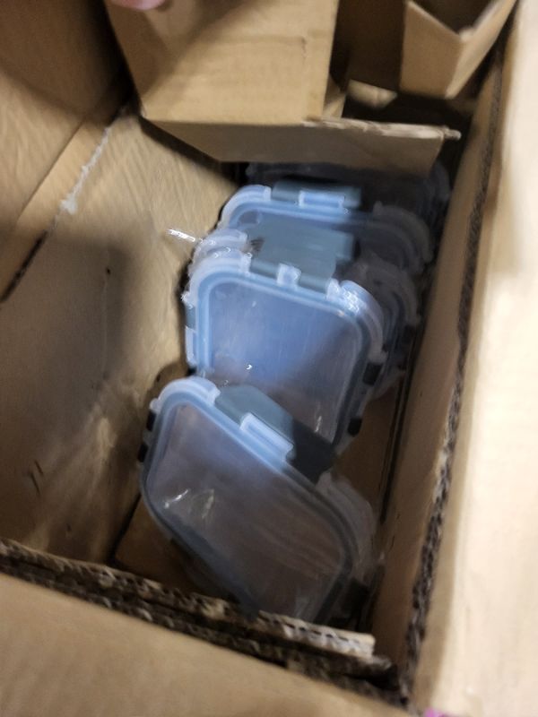 Photo 1 of ***partial set***[10-Pack] Glass Meal Prep Containers with Lids, MCIRCO Food Storage Containers with Snap Locking Lids, Airtight Lunch Containers, Microwave, Oven, Freezer and Dishwasher