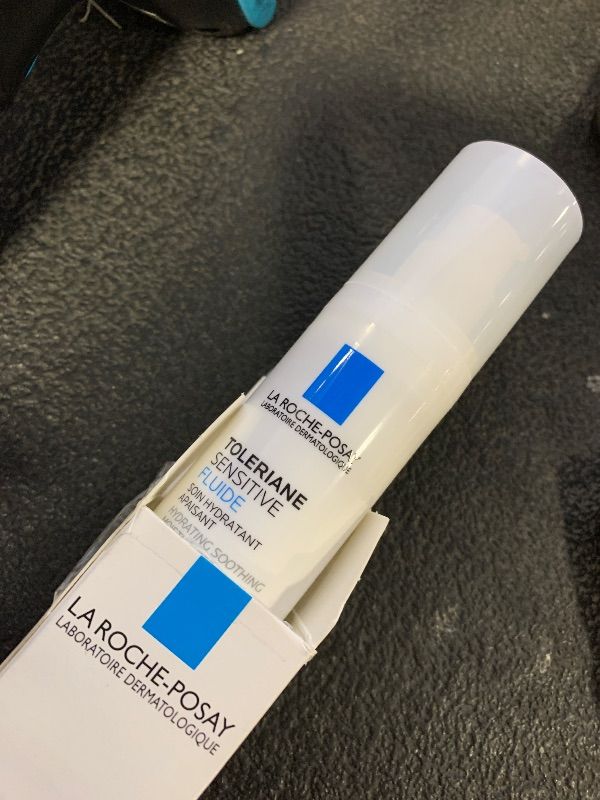 Photo 1 of La Roche-Posay Toleriane Sensitive Fluide Protective Moisturizer, Lightweight Oil-Free Face Moisturizer, For Sensitive Skin