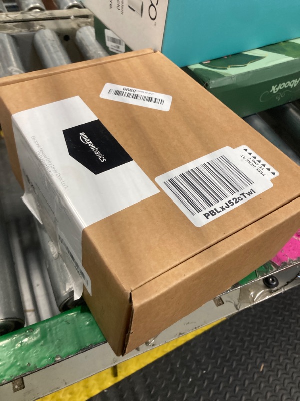 Photo 1 of *No book manuel Amazon Basics Electronic Keypad, Keyless Entry Door Lock Deadbolt with Handle Set, Key Pad Front Door with Knob, Door Locks for Front Door, Door Handle, Oil Rubbed Bronze, 1-Pack