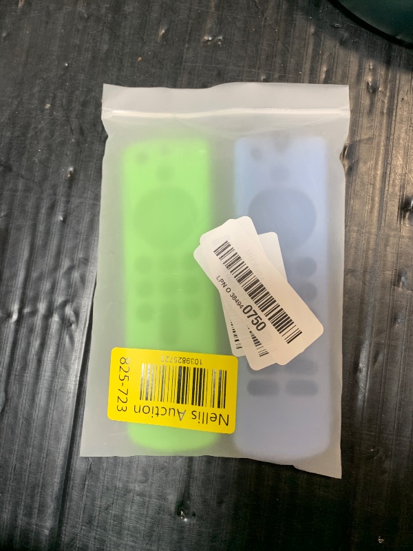 Photo 1 of (2Pack) ONEBOM Protective Silicone Remote Cover Compatible with Lenovo FirTV Stick, HD, 3rd Gen, 4K Remote Controls, Anti-Slip Silicone Case with Lanyard(Green Blue can Glow in The Dark)
