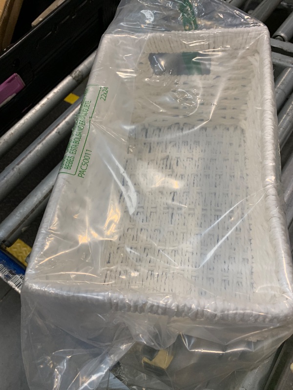 Photo 1 of ***ONLY ONE***
OIAHOMY Wicker Baskets, Paper Rope Storage Baskets for Organizing with Built-in Handles, 2 Packs-Brown