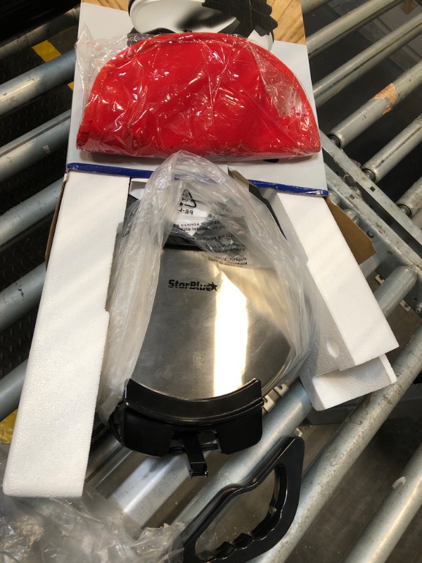 Photo 1 of 10inch Roti Maker by StarBlue with FREE Roti Warmer and Removable Handle - The automatic Stainless Steel Non-Stick Electric machine to make Indian style Chapati, Tortilla, Roti AC 110V 50/60Hz 1200W