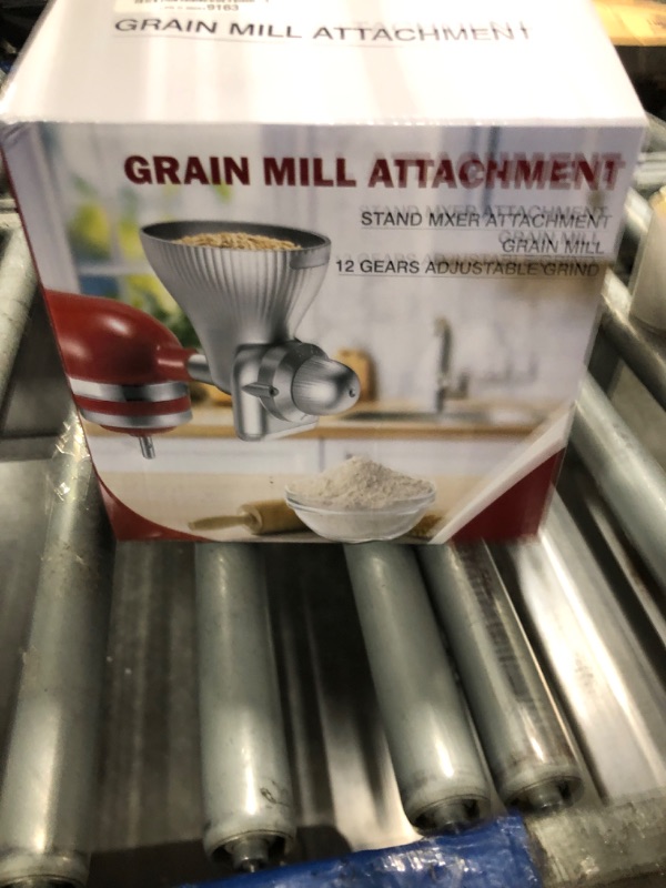 Photo 1 of ***attachment only***Grain Mill Attachment for Kitchenaid Stand Mixer, Kitchen Aid Accessories and Attachments Flour Mill, Mixer Attachment Wheat Grinder Fit for Grinding Wheat, Corn, Oats, Buckwheat and Other Cereals
