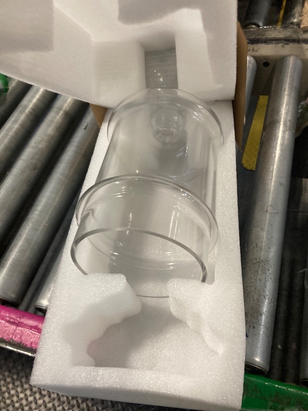 Photo 1 of [NO LID] Motifeur Glass Apothecary Jars, Bathroom Storage Organizer Stand, Decorative Wedding Candy Buffets Container (Clear)