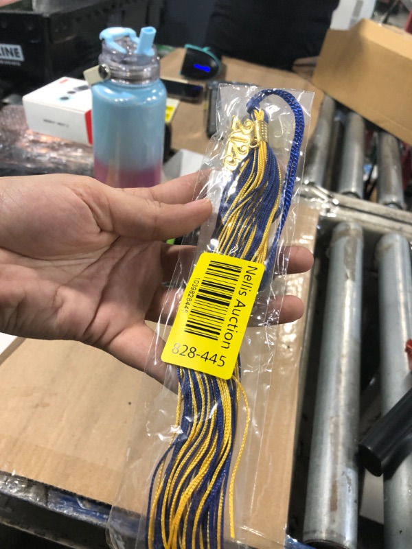 Photo 1 of 2025 Graduation Tassel, Royal Blue and Gold Tassel for Graduation Cap with 2025 Year Gold Charm