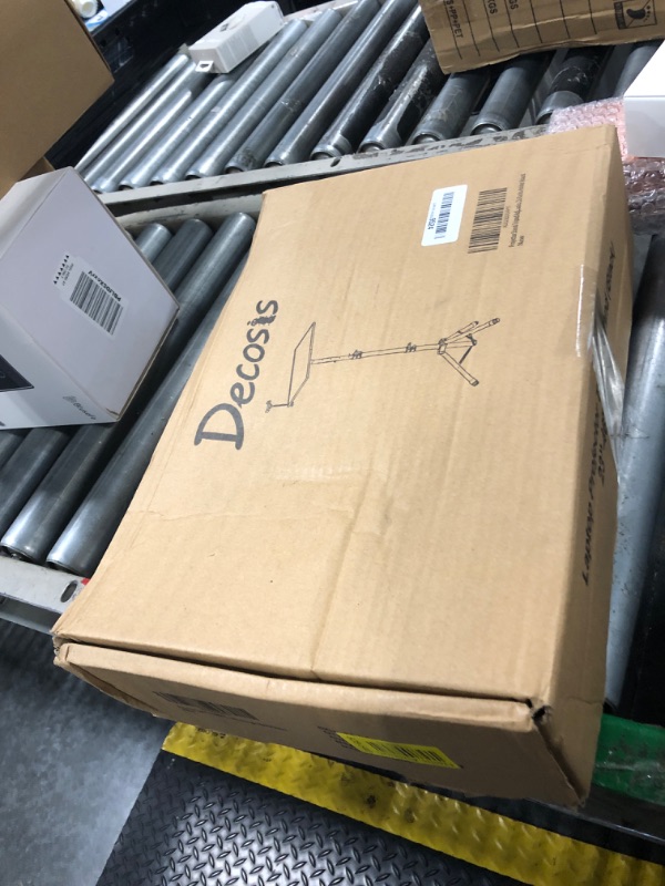 Photo 1 of ***SOME BENT SCREWS*** DECOSIS Projector Stand Tripod from 23" to 46", Laptop Tripod Stand Height Adjustable with Gooseneck Phone Holder, Laptop Floor Stand for Office, Home, Stage, Studio, DJ Racks Holder Mount