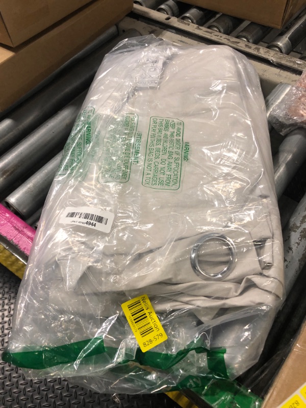 Photo 1 of *****ONE PIECE ONLY******NICETOWN 100% Absolutely Blackout Linen Curtains with Thermal Insulated White Liner, Ivory, W62, 2 Pieces, Noise Reducing Textured Linen Look Curtains for Windows 90 inch Length for Classroom