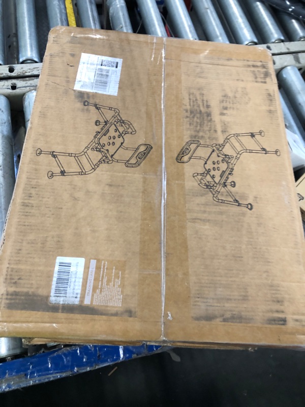 Photo 1 of ***MISSING PIECES***Tub Transfer Bench and Shower Chair with Non Slip Aluminum Body, FSA Eligible, Adjustable Seat Height and Cut Out Access, Holds Weight up to 500 Lbs