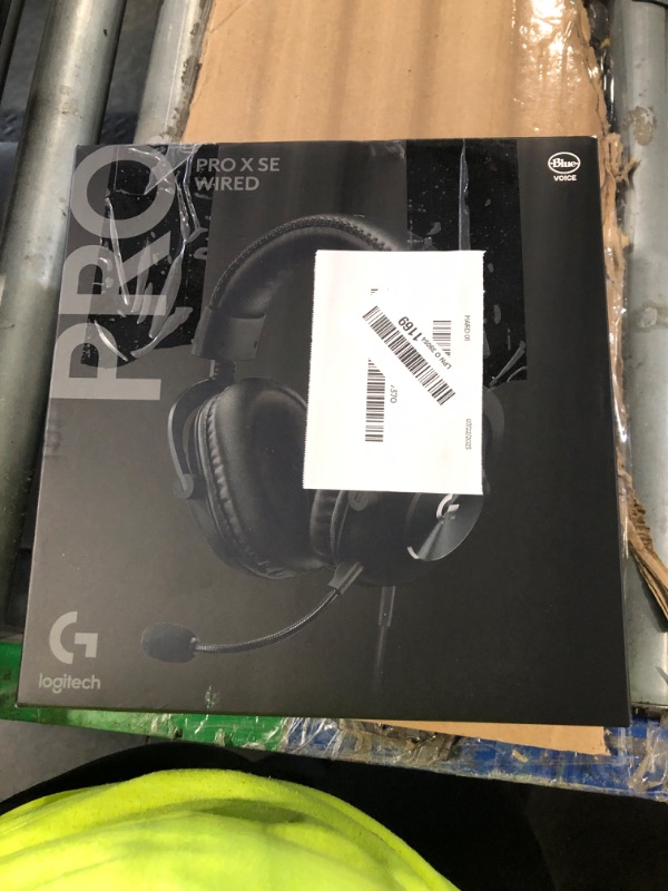 Photo 1 of Logitech G Pro X SE Wired Gaming Headset with Microphone: Detachable Mic, DTS Headphone:X 7.1, Memory Foam Ear Pads, 50 mm Drivers, USB DAC Incl. - Black