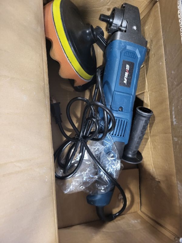 Photo 1 of ***SOLD FOR PARTS***
GEVEELIFE Buffer Polisher, 6 Inch/7 Inch 1600W Rotary Car Buffer Polisher Waxer, 7 Variable Speed 1000-3500 RPM, Detachable Handle for Car, Boat Sanding, Polishing, Waxing