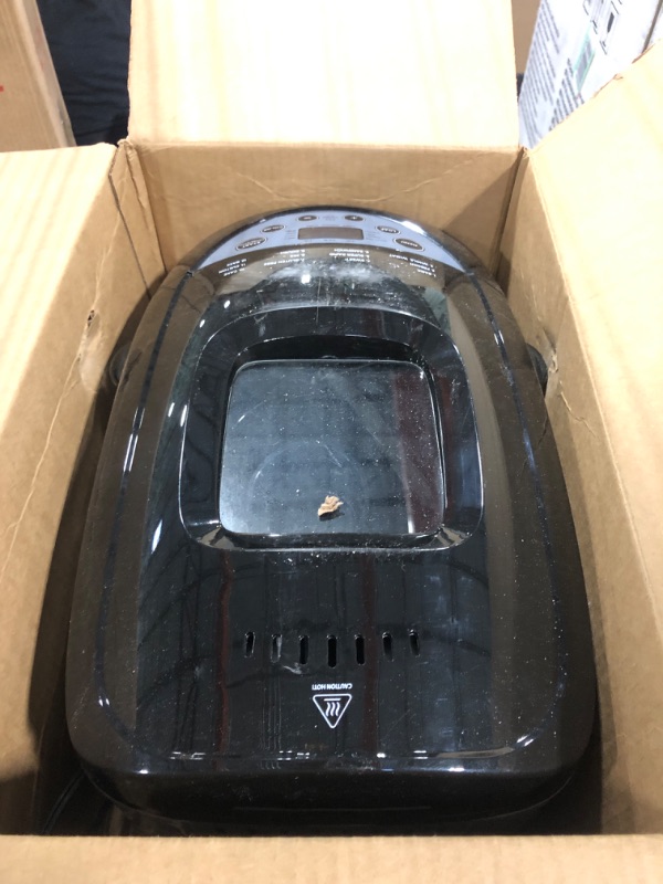 Photo 1 of ***missing parts*** West Bend Hi-Rise Bread Maker Machine Programmable 12 Programs Including Gluten Free & 3 Loaf Sizes and Crust Colors with Traditionally-Shaped Horizontal Bread Pan with Dual Knead Blades, 3-Lb, Gray