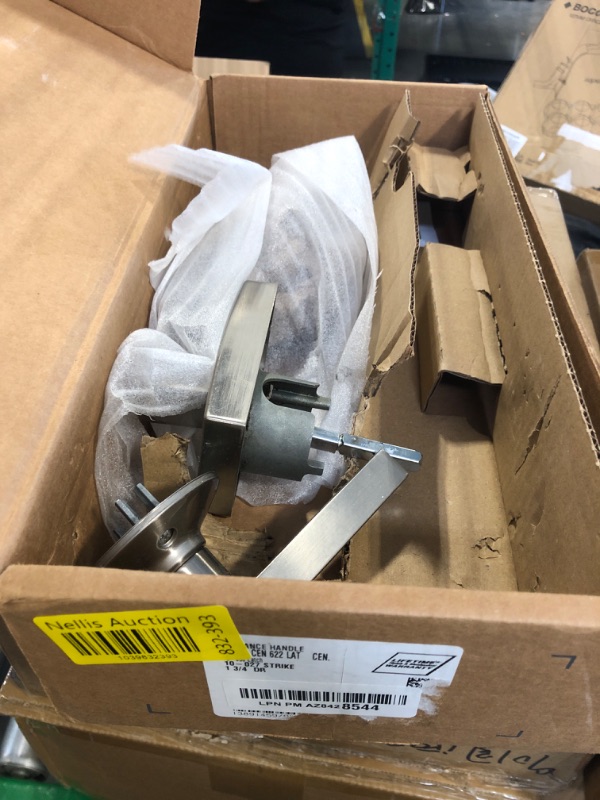 Photo 1 of ** SILVER **
Schlage FE285 CEN 622 LAT CEN Century Front Entry Handleset with Latitude Lever, Lower Half Grip, Matte Black