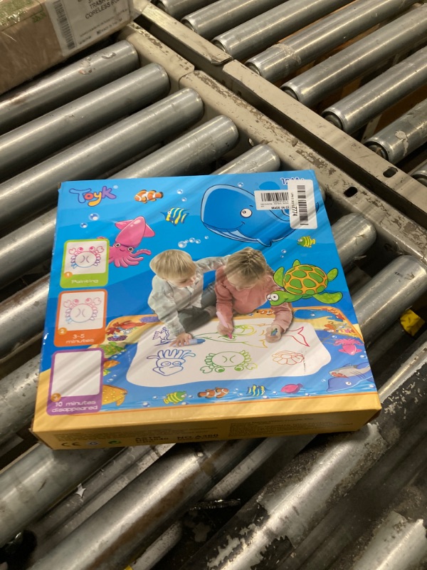 Photo 1 of **MAT ONLY** Water Doodle Mat - Kids Painting Writing Color Doodle Drawing Mat Toy Bring Magic Pens Educational Toys for Age 2 3 4 5 6 7 Year Old Girls Boys Age Toddler Gift