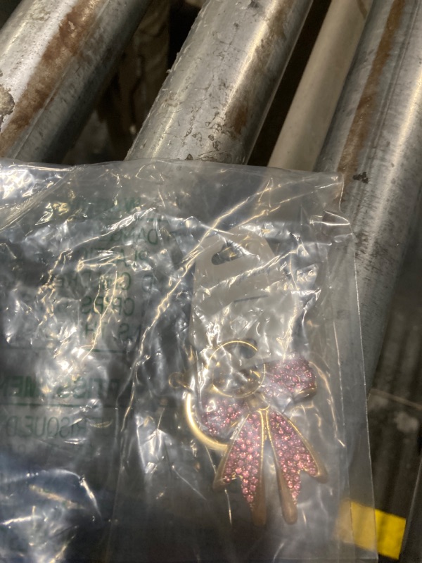 Photo 1 of ***ONLY 1***
Wavwavw 2 Pcs Gold Pink Bow Keychain Rhinestone Bow Bag Purse Handbag Charm for Backpack Wedding Birthday Back to School Gift(Gold Pink)