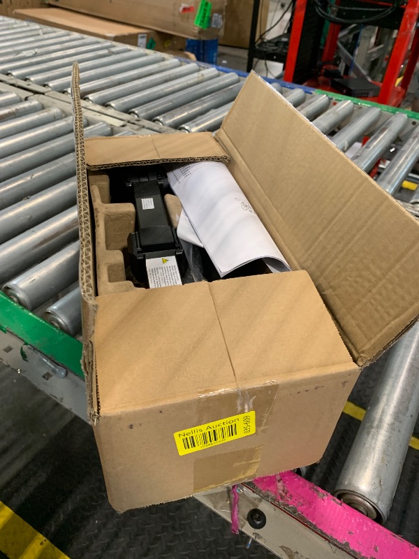 Photo 1 of Amazon Basics Single Computer Monitor Stand with Tilt and Rotation, Height Adjustable VESA Desk Arm Mount, Steel, 30 inches, Black