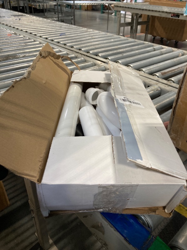 Photo 1 of ***MISSING HADRWARE*** Kitchen Sink Drain Kit,1-1/2”,for Most Kitchen Sink Drain Repair Kit and Bathroom Sink Drain Kit, Kitchen Sink P Trap Drain Kit 1 1/2” for Sink Plumbing Kit, Completed Sink Pipe Replacement Kit