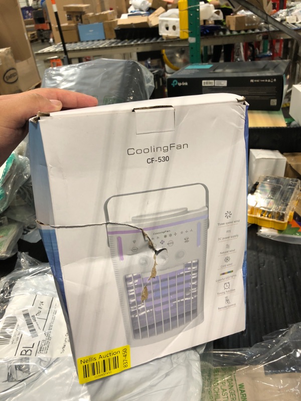 Photo 1 of Portable Air Conditioners, 1000ml Portable AC Unit with Remote Control, Powerful 3 Speeds 7 Colors LED Evaporative Air Cooler with Timer, Personal Mini Air Conditioner Portable for Room Office Bedroom