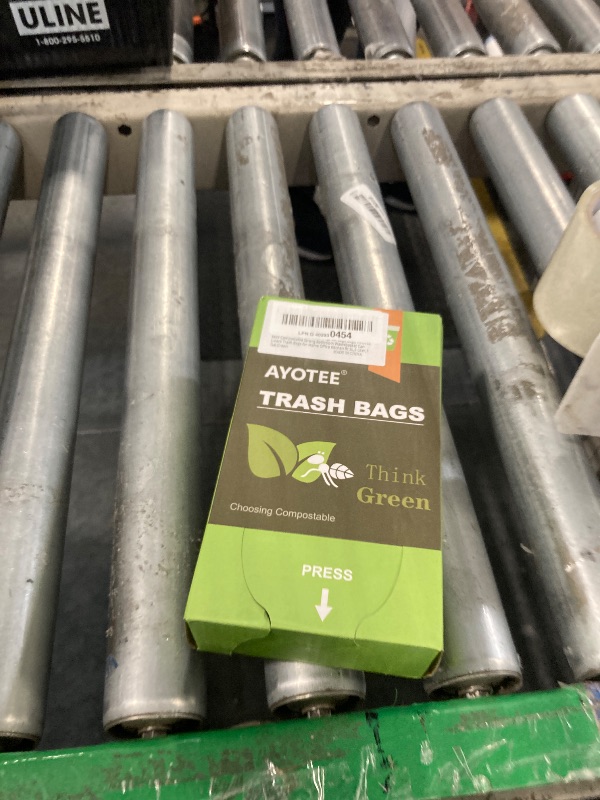 Photo 1 of 1.2 Gallon Small Trash Bags Garbage Bags, AYOTEE Mini Compostable Strong Bathroom Wastebasket Can Liners trash Bags for Home Office Kitchen fit 5L,5 Liter,1 Gal,Green