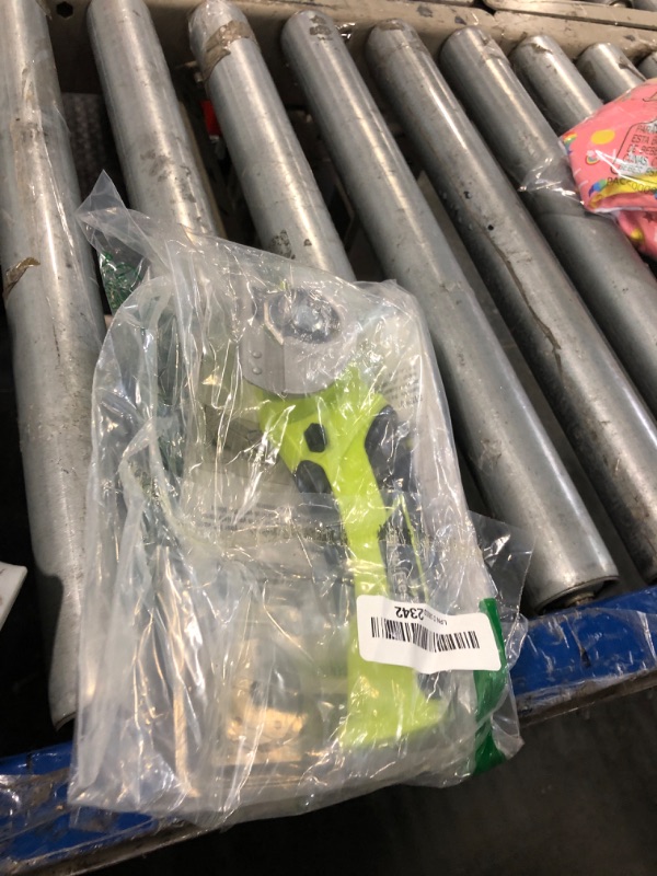 Photo 1 of ****MISSING CHARGER***   SnapFresh Cordless Electric Scissors, 4V Electric Mini Box Cutter, Carpet & Cardboard Cutter Tool with a Replacement Blade/Charger, Rotary Cutter for Cardboard Packages Leather Plastic ?Green?
