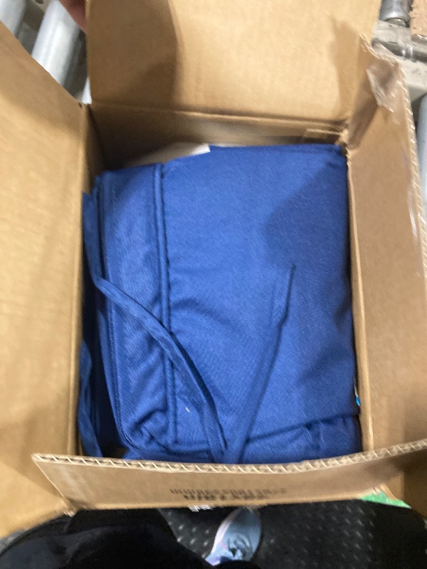 Photo 1 of Comcaver Outdoor Bench Cushions 48 x 18 Inch Thick Waterproof Porch Swing Cushions with Tie Patio Furniture Chair Cushion Bench Pad 5 Year Color Fastness Backyard Seat Pads Navy       