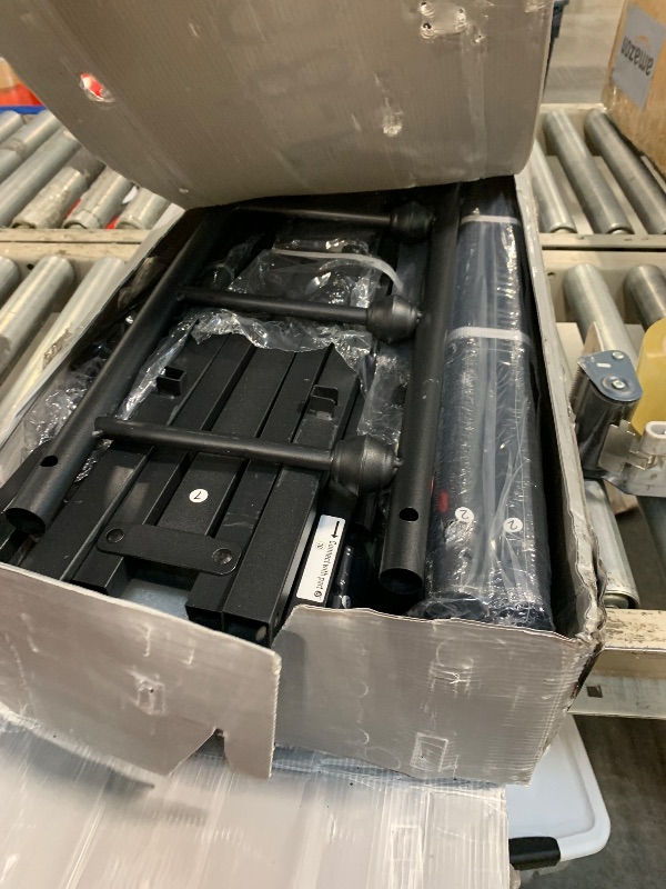 Photo 1 of ***MISSING HARDWARE***zunatu Full Size Metal Platform Bed Frame/Victorian Style Headboard and Footboard/Steel Slat Support/Easy Assembly/No Box Spring Needed/Underbed Storage/Noise Free/Black