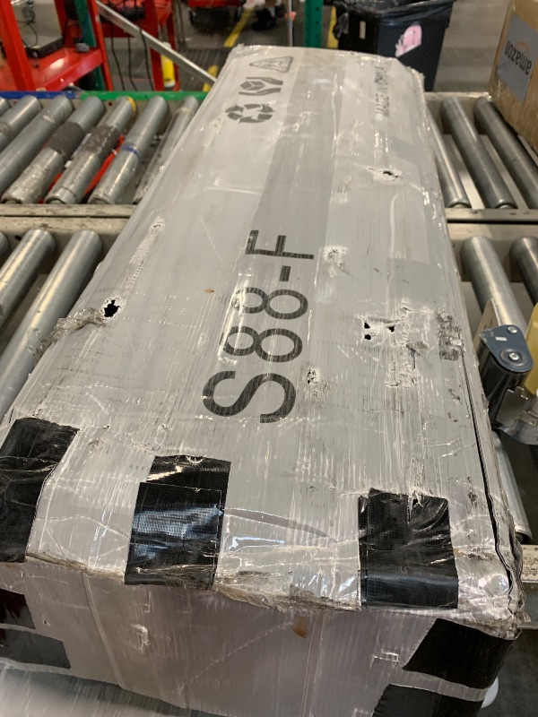 Photo 1 of ***MISSING HARDWARE***zunatu Full Size Metal Platform Bed Frame/Victorian Style Headboard and Footboard/Steel Slat Support/Easy Assembly/No Box Spring Needed/Underbed Storage/Noise Free/Black