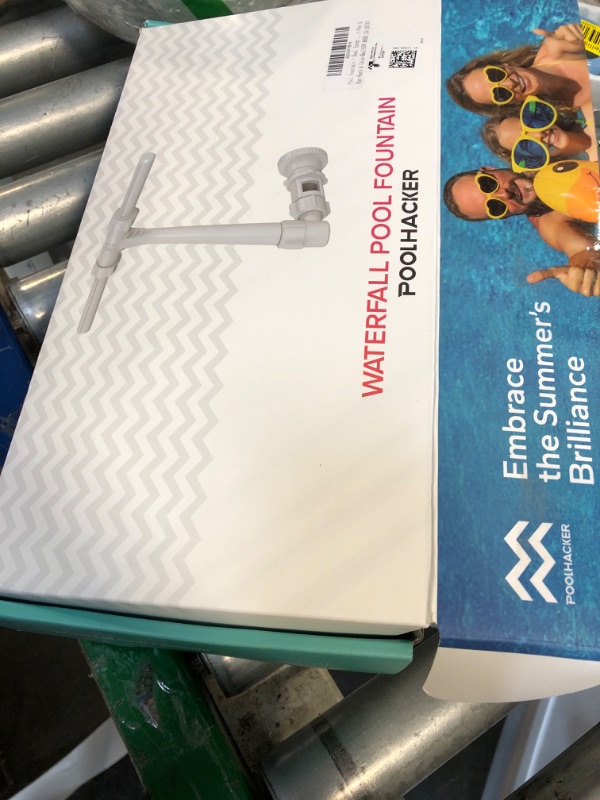 Photo 1 of [Patent Pending] POOLHACKER 2025 Upgrade Pool Fountain - Dual Spray Water Fountains for Above Ground/Inground Pools, 2-in-1 Adjustable Waterfall Pool Sprinkler Fountain (for in-tex & for Best-Way)
