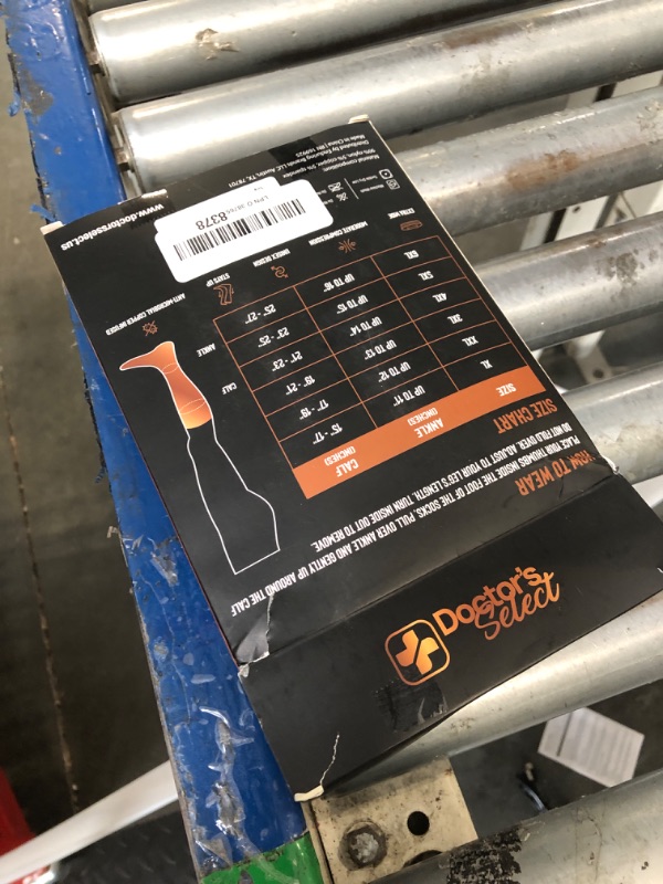 Photo 1 of Doctor's Select Copper Plus Size Compression Socks Wide Calf - 2 Pairs | 20-30mmHg Extra Wide Calf Compression Socks Women | Copper Compression Socks Men & Women | Extra Wide Calf Compression Socks for Swelling & Circulation Support | Black