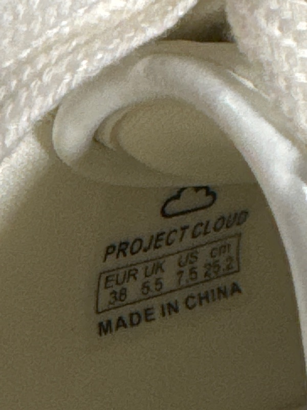 Photo 1 of ** USDED/DIRTY**  Project Cloud Platform Sneakers for Women - Lightweight Memory Foam Insole Womens Sneakers - Non-Slip Fashion Sneakers for Women Footwear - Women's Fashion Platform Shoes (Nita, Nude, 7.5)