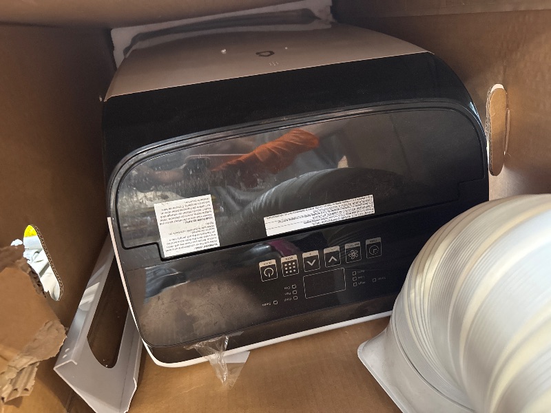 Photo 1 of ** VERY USED / UNTESTED **  GarveeLife 14,000 BTU Portable Air Conditioners - Smart AC Units Cold with Drainage-free 48db Quiet Cooling within 750 sq.ft, Remote Control 24H Timer/Dehumidifier/Fan Modes for Bedroom Room Indoor
