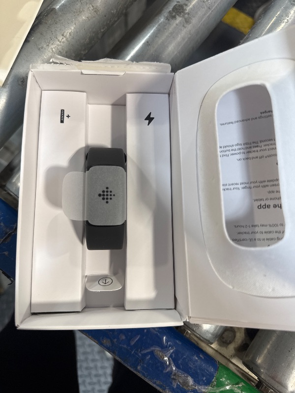 Photo 1 of **NEW OPEN INSPECTION** Fitbit Charge 6 Fitness Tracker with Google apps, Heart Rate on Exercise Equipment, 6-Months Premium Membership Included, GPS, Health Tools and More, Obsidian/Black, One Size (S & L Bands Included)