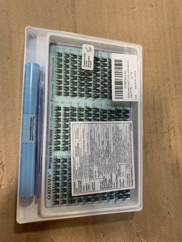 Photo 1 of Goddvenus Wispy Lash Clusters Kit Eyelash Clusters Natural Cluster Eyelash Extensions Kit 10-16mm CC Curve Lash Extension Kit For DIY