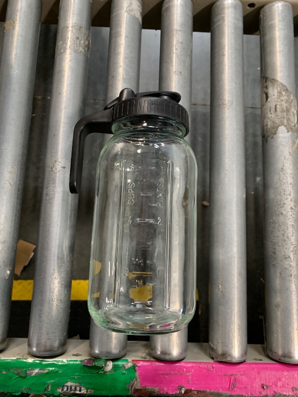 Photo 1 of ***MISSING FILTER**Cold Brew Coffee Maker Jar with Stainless Steel Filter, Handle, Lid and Spout, Thick Glass Iced Coffee Maker Pitcher (2000ml)