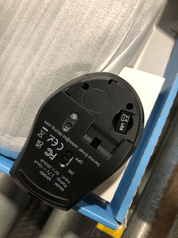 Photo 1 of MK960 Ergonomic Wireless Keyboard Mouse Combo, Bluetooth/2.4G Split Design Keyboard with Palm Rest and 4 Level DPI Adjustable Wireless Mouse Multi-Device, Rechargeable, for Windows/Mac/Android