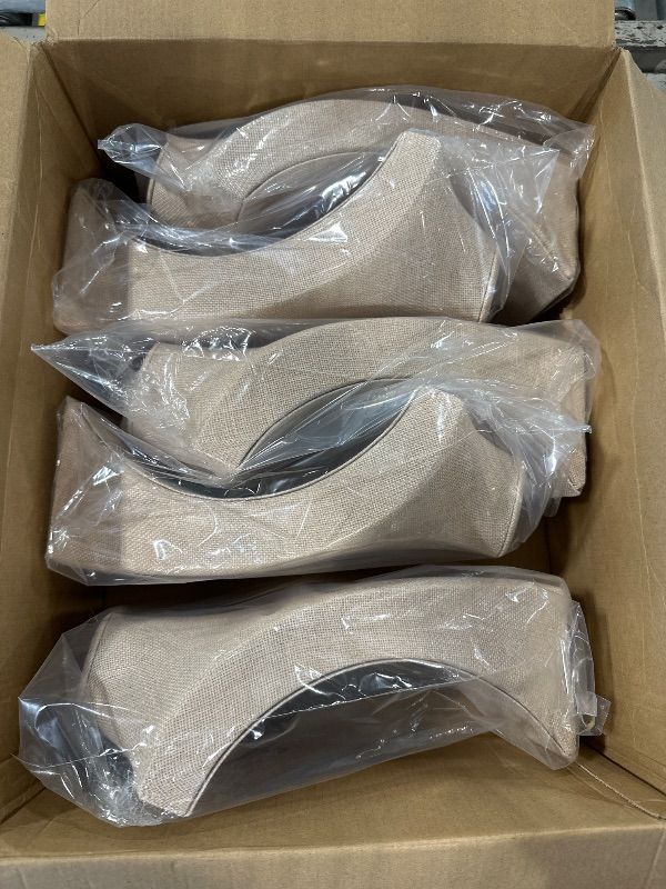 Photo 1 of **MISSING 1** Kigley 6 Pcs Linen Necklace Display Bust Jewelry Holder Necklace Retail Mannequin Display Stand for Jewelry Selling Vendors Shows (11.4 x 6.9 Inch)